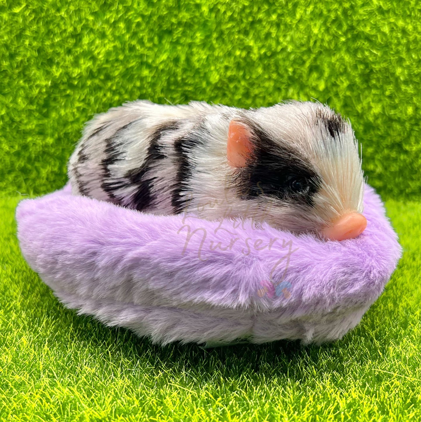 Round Fluffy Bed