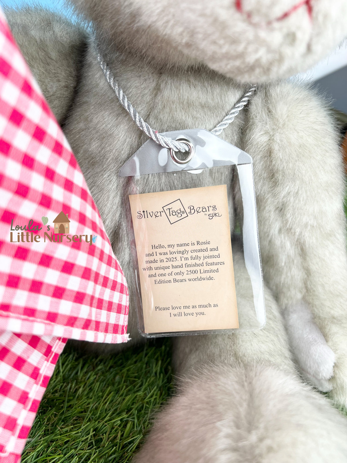 Rosie – Suki Silver Tag® Bear