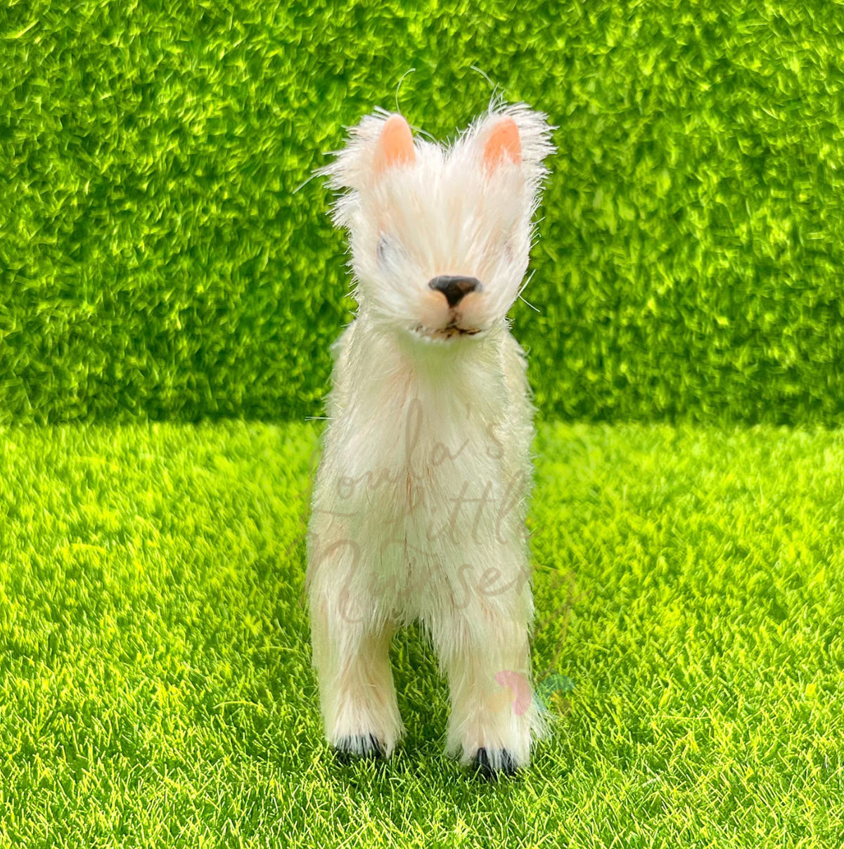 Snowflake The Huacaya Silicone Alpaca