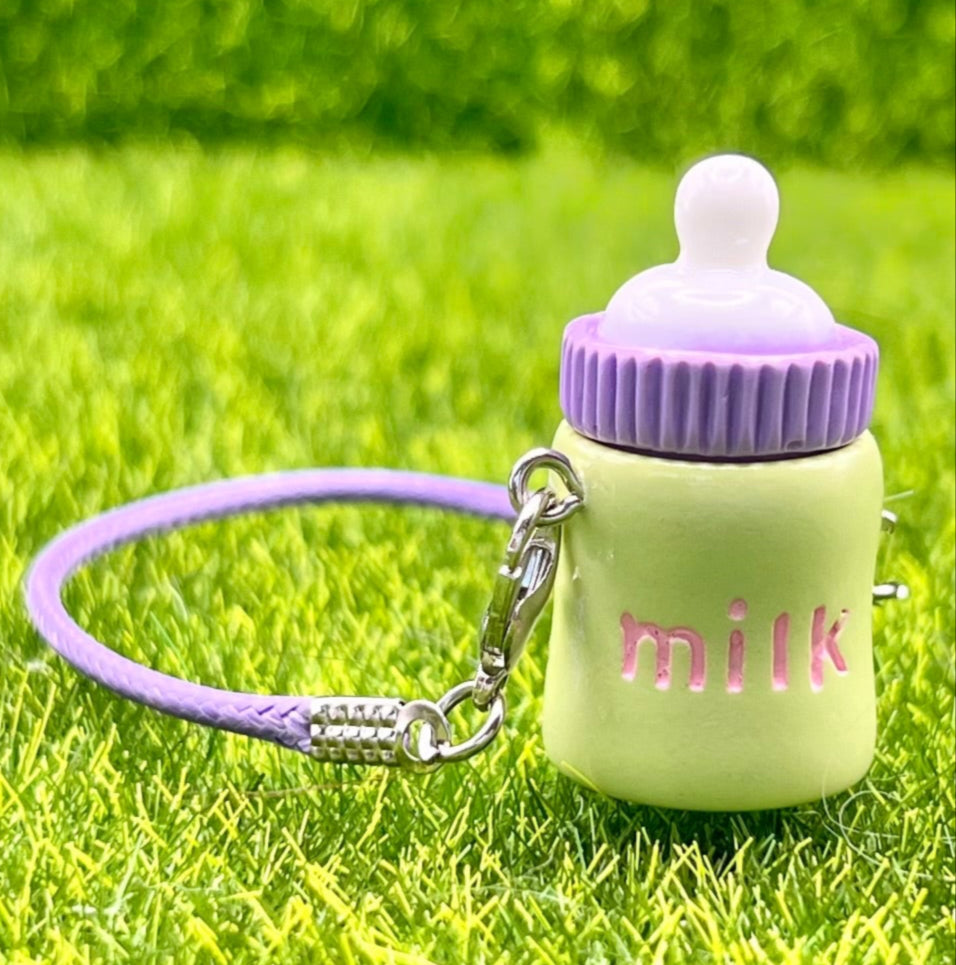 Milk Bottle With Chain