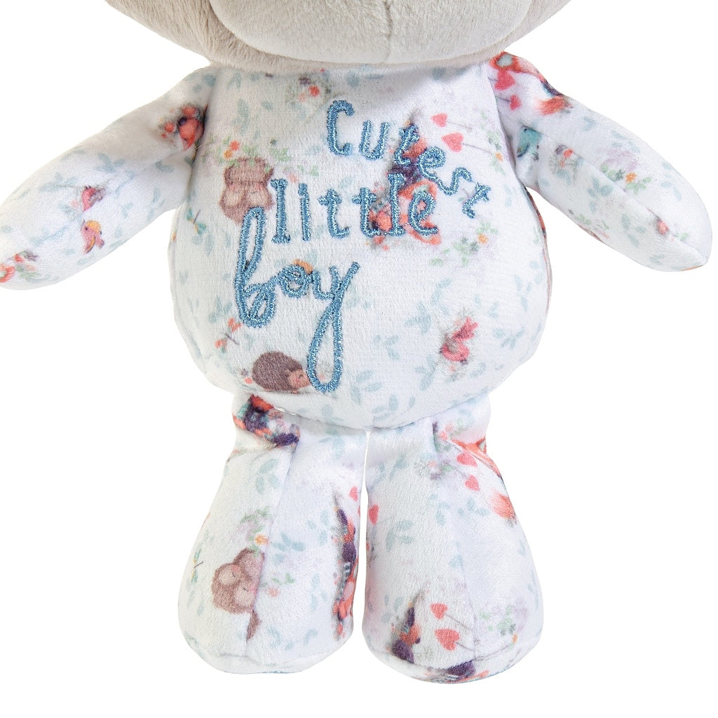 Cutest Little Boy Printed Tiny Tatty Teddy