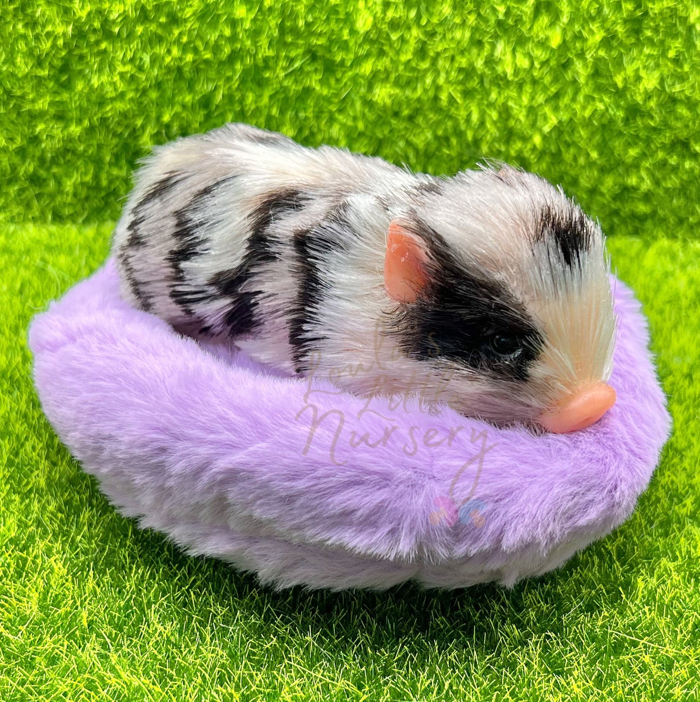 Round Fluffy Bed