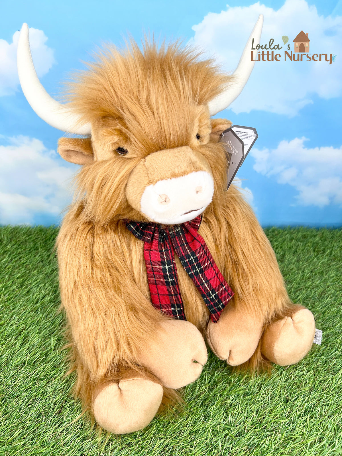 Angus the Highland Cow – Suki Silver Tag® Bear