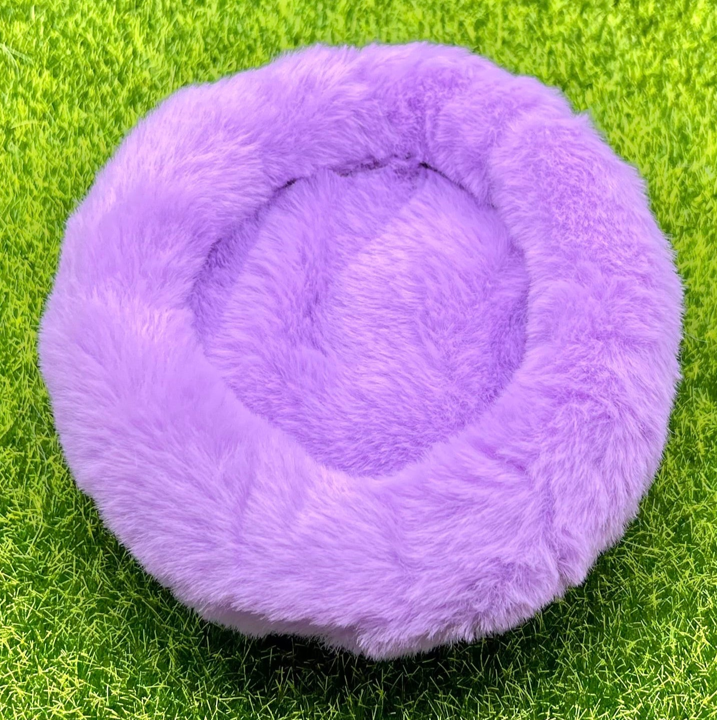 Round Fluffy Bed