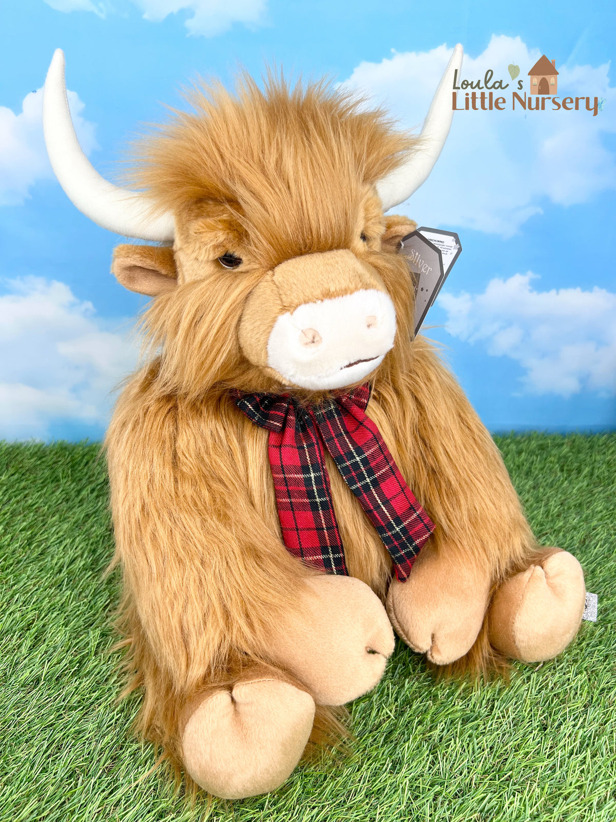 Angus the Highland Cow – Suki Silver Tag® Bear