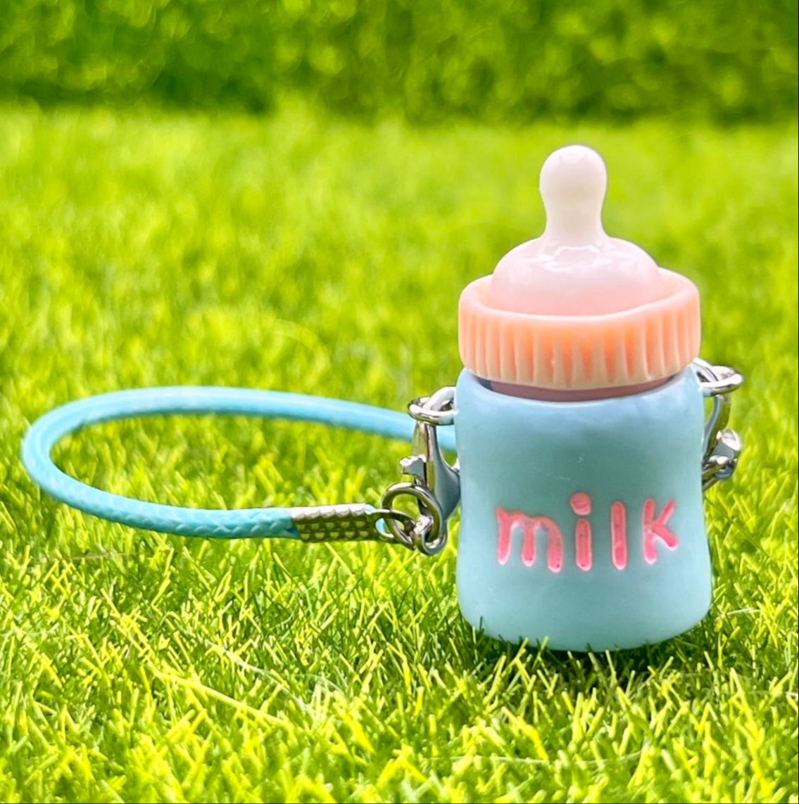 Milk Bottle With Chain