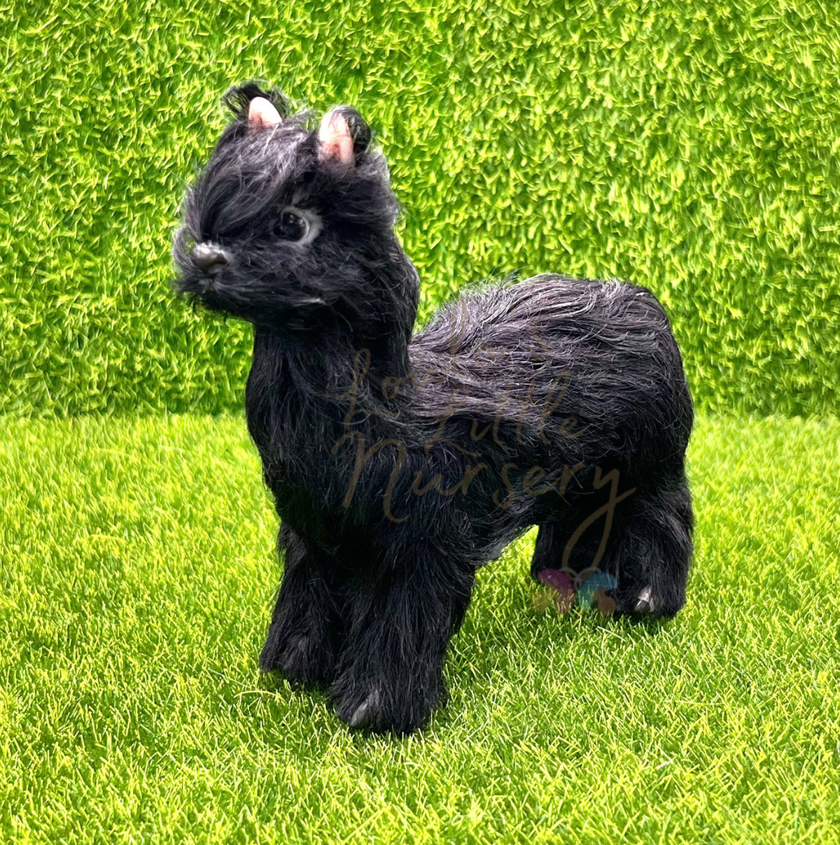 Fuzzy The Suri Silicone Alpaca