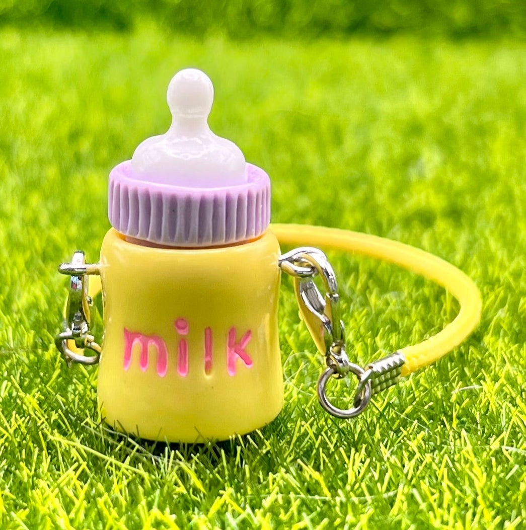 Milk Bottle With Chain