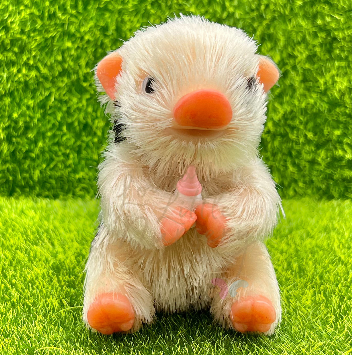 Loula The Gloucestershire Old Spot Piglet - Miniature Reborn Silicone Piglets