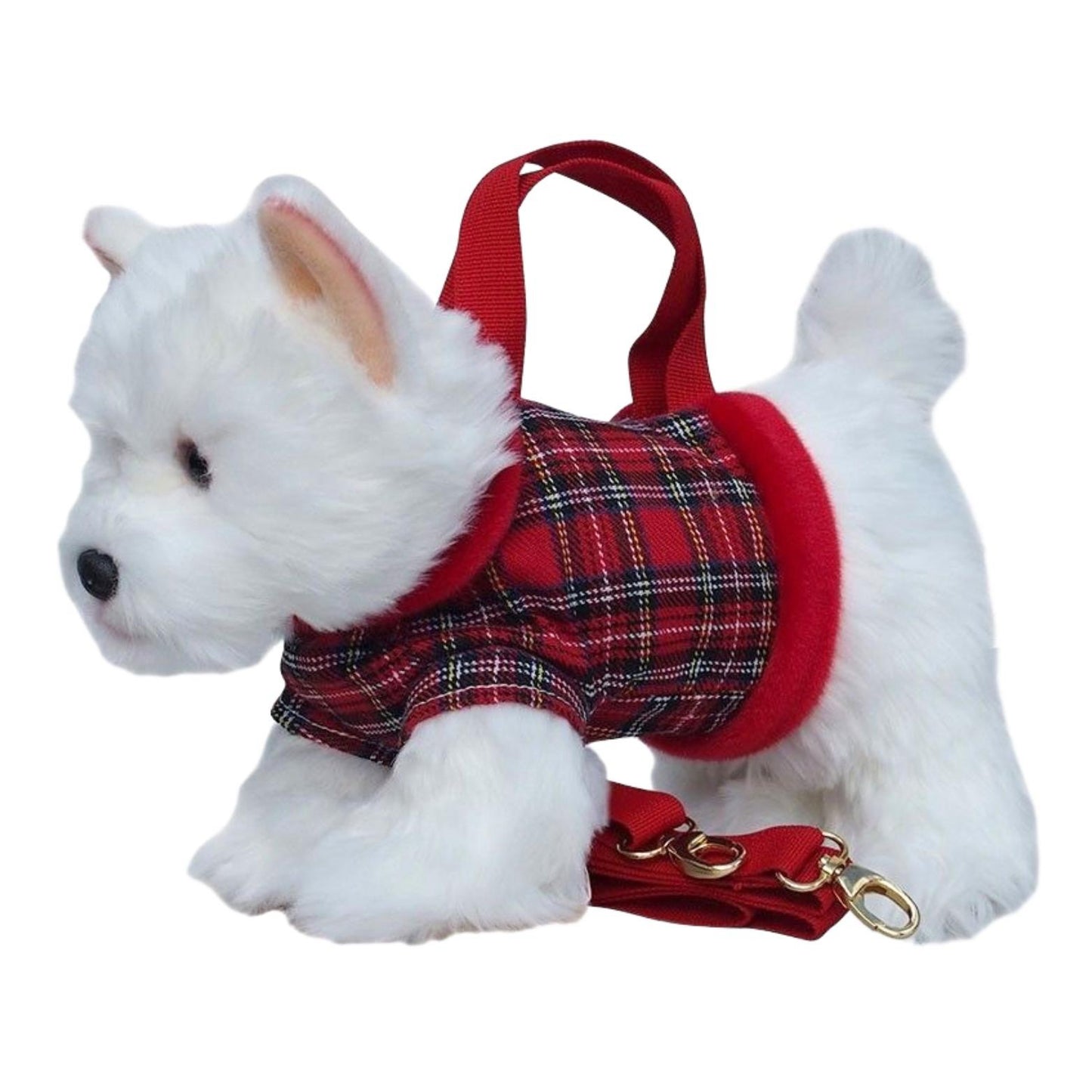 Faithful Friends Westie Plush Bag