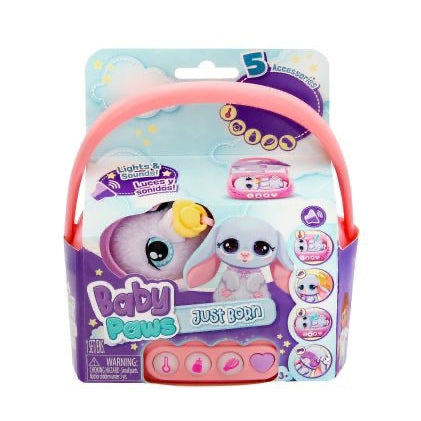 Baby Paws Just Born Bunny - 15cm Interactive Bunny