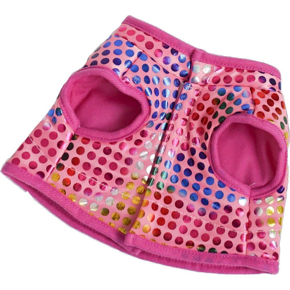 Pink Sparkle Vest - Stuff & Fluff Sitting Plush Clothing