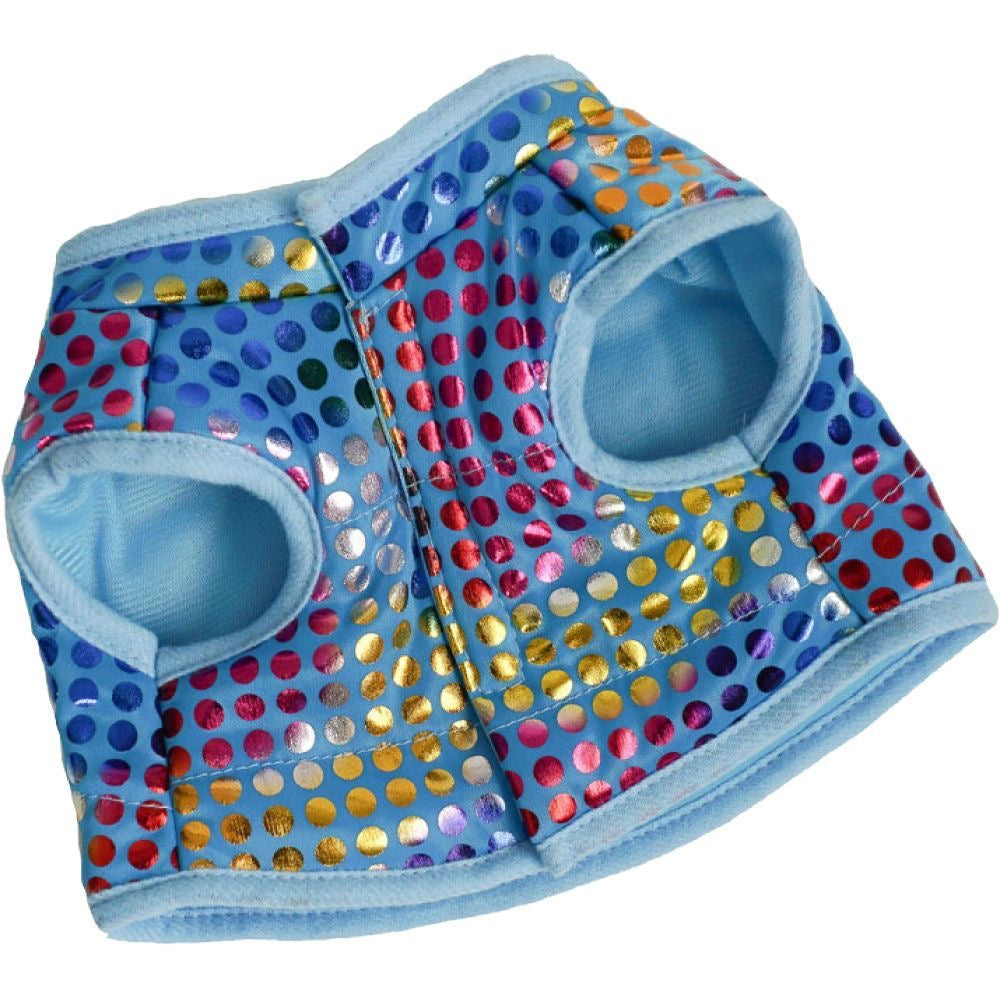 Blue Sparkle Vest - Stuff & Fluff Sitting Plush Clothing