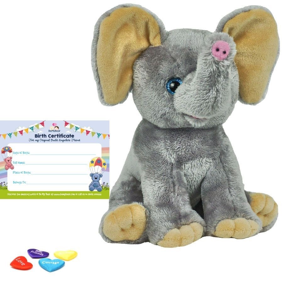 Ellie The Elephant - Stuff & Fluff Sitting Plush