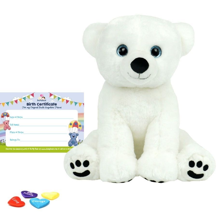 Polar Bear - Stuff & Fluff Sitting Plush