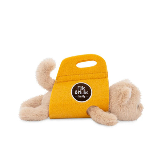 Beige Fur Kitten Plush - Orange Toys Milo & Millie Family
