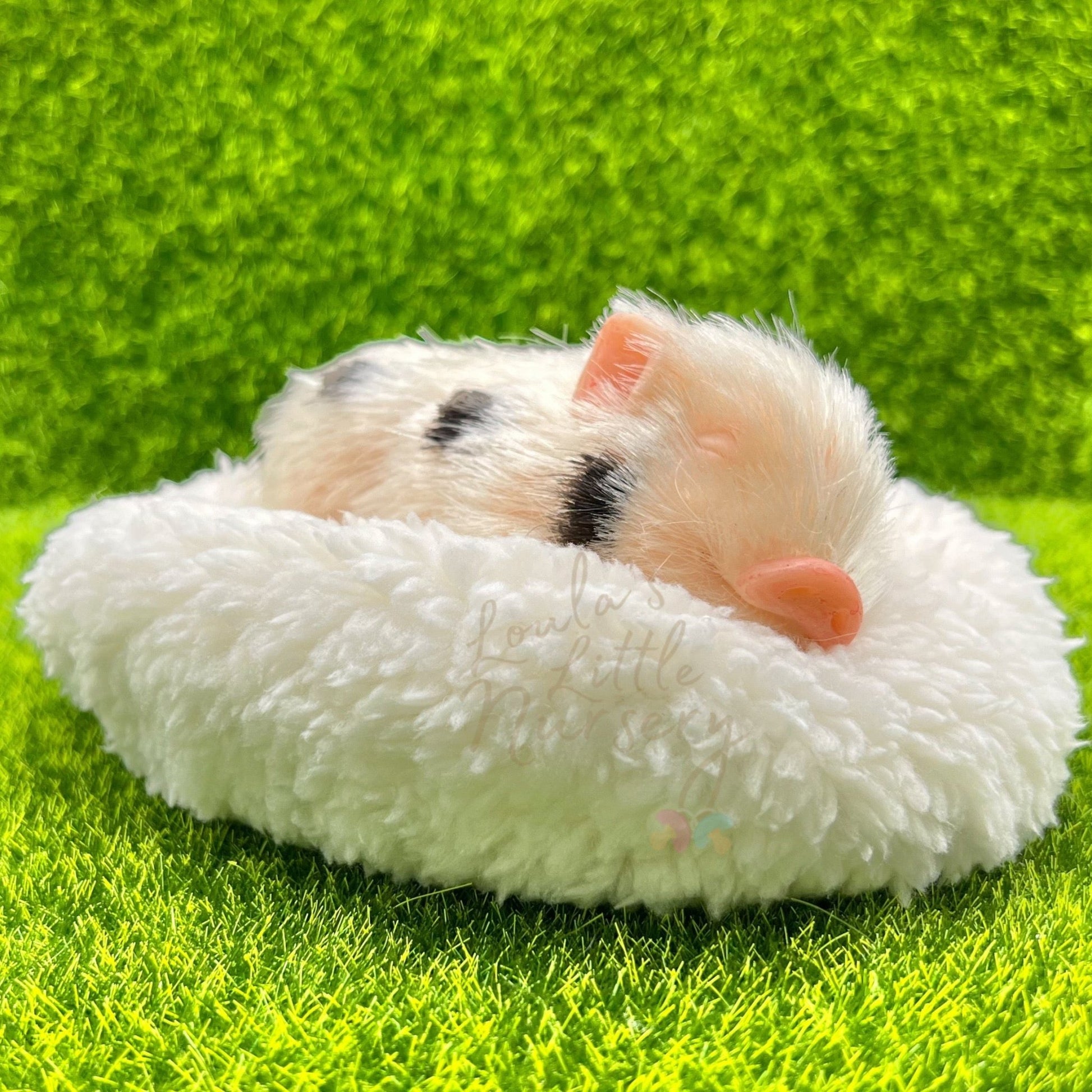 Exclusive Sleeping Polka Dot Piglet - Loula’s Little Nursery