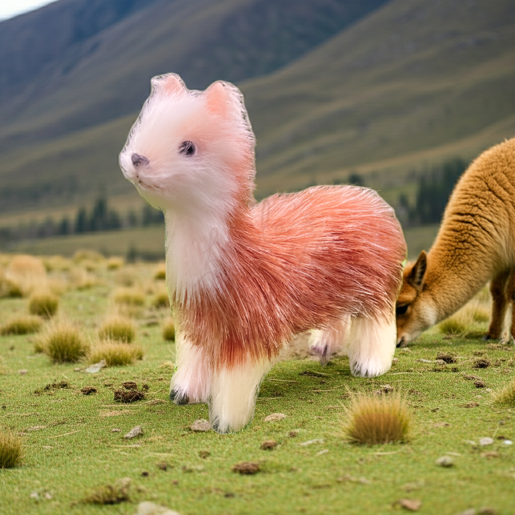 Miniature Silicone Alpacas