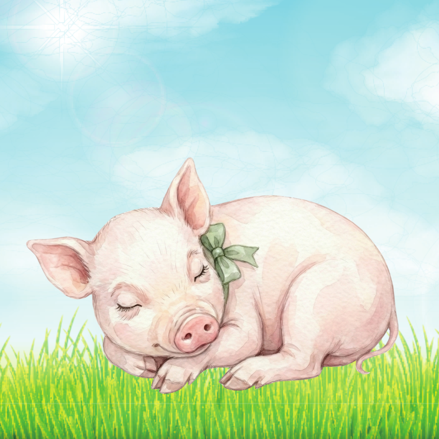 Miniature Silicone Sleeping Piglets - Loula’s Little Nursery