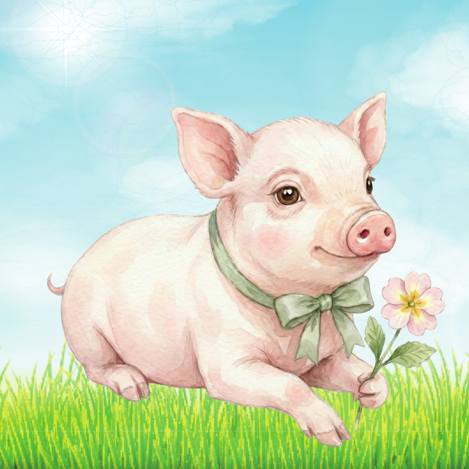 Miniature Silicone Awake Piglets - Loula’s Little Nursery