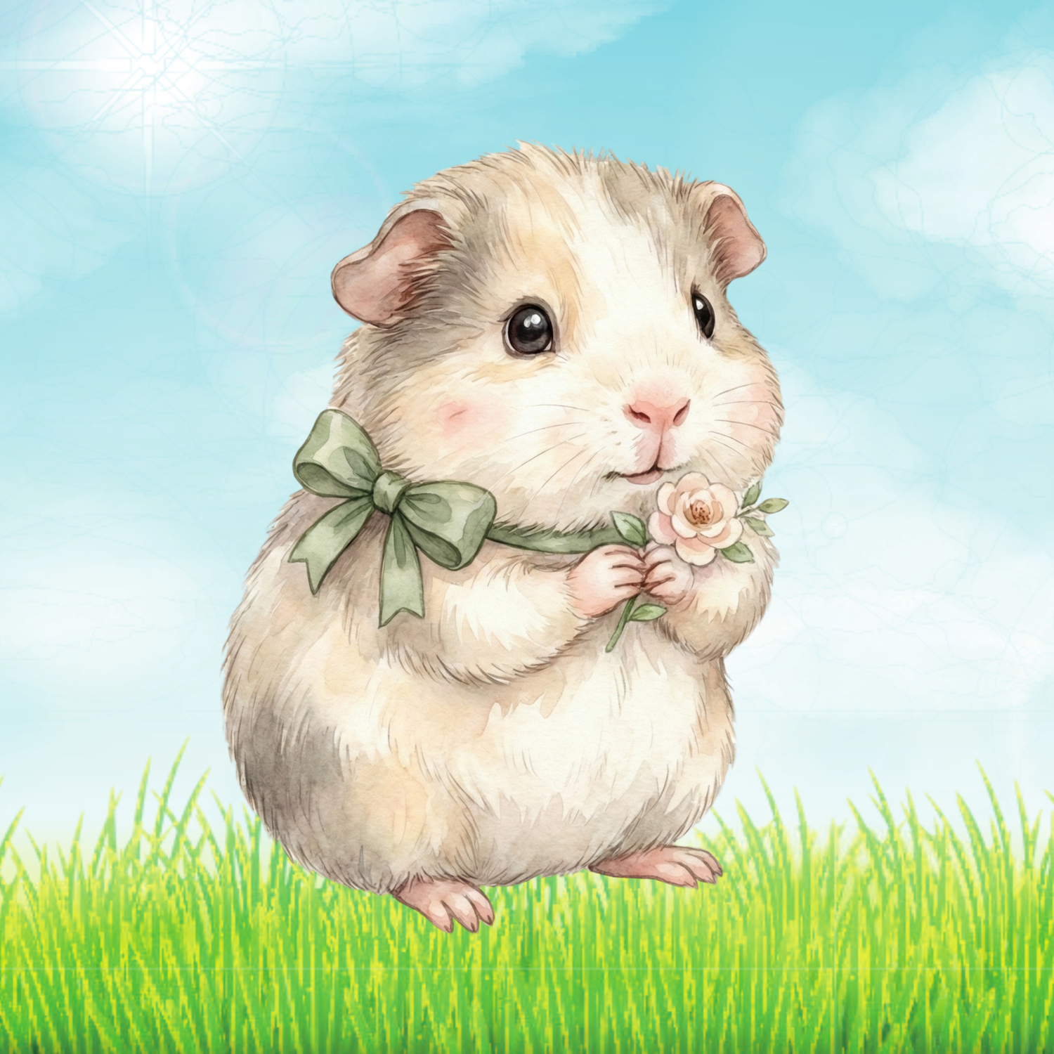 Miniature Silicone Guinea Pigs - Loula’s Little Nursery