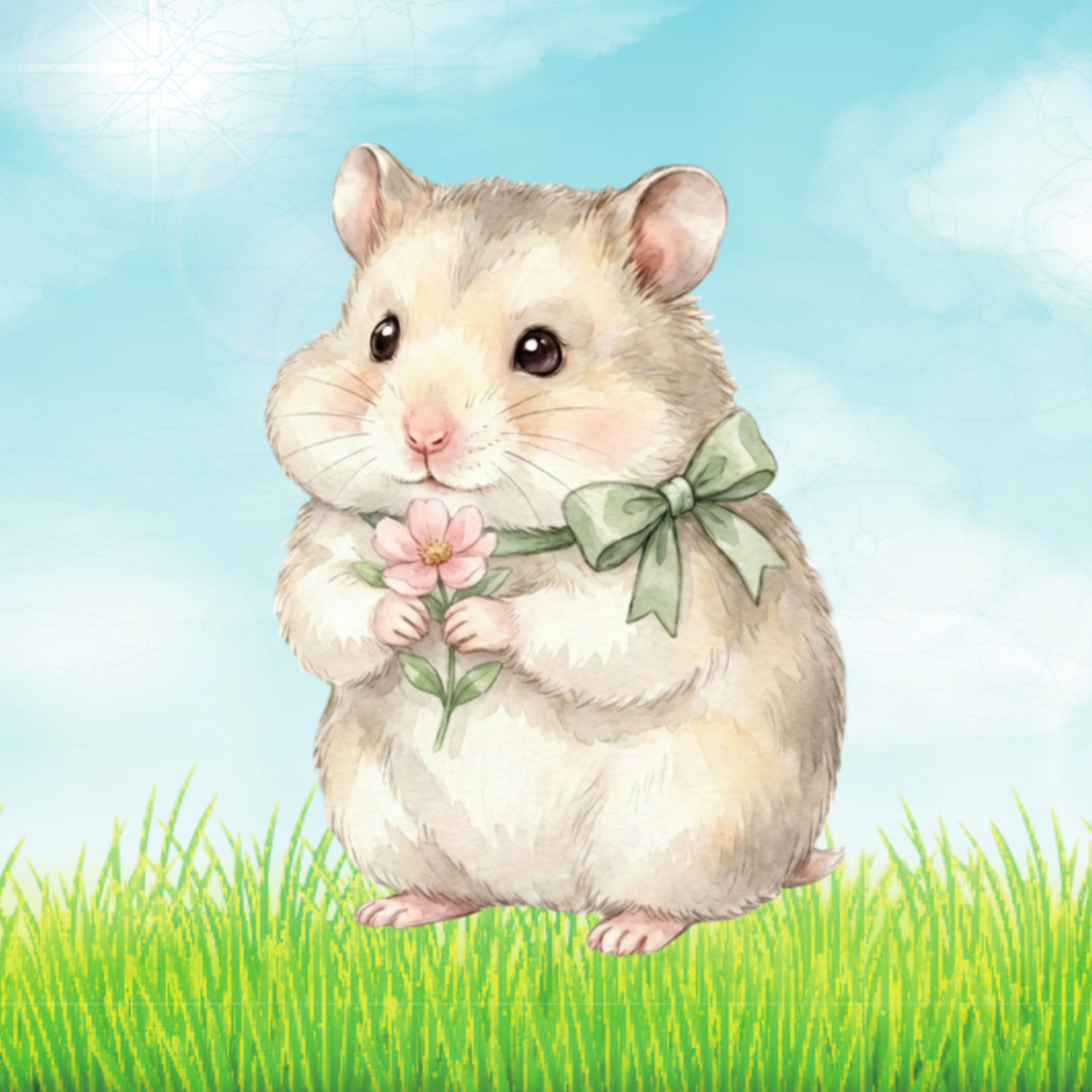 Miniature Silicone Hamsters - Loula’s Little Nursery