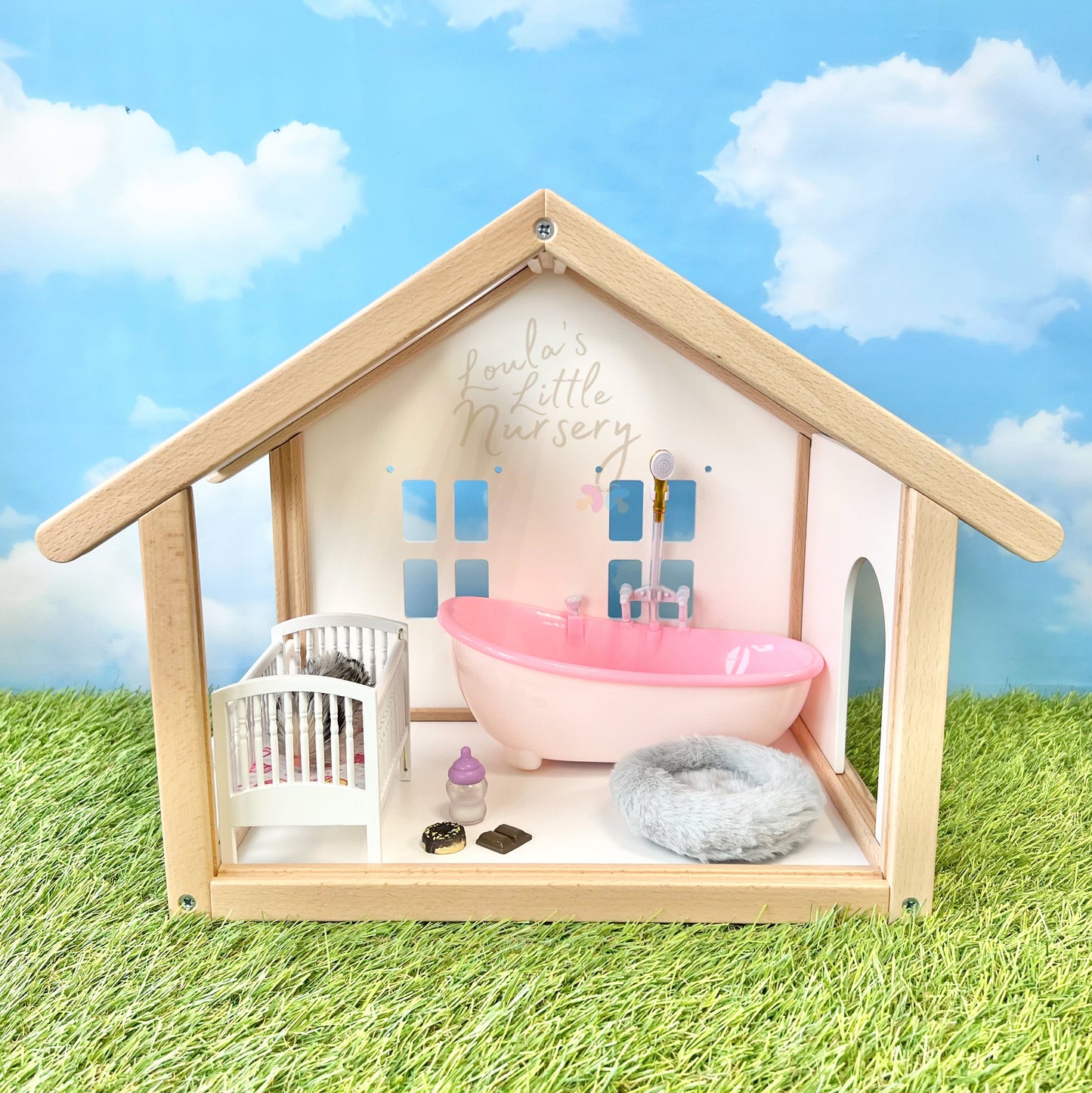 Luxury Wooden Silicone Animal House