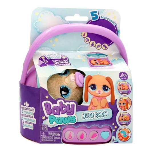 Baby Paws Just Born Puppy - 15cm Interactive Puppy