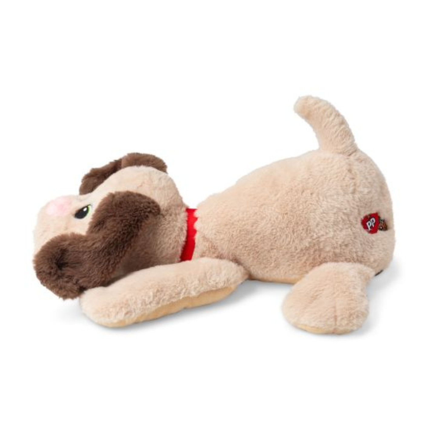 Pound Puppies Tan Fur Weighted Snuggles Plush