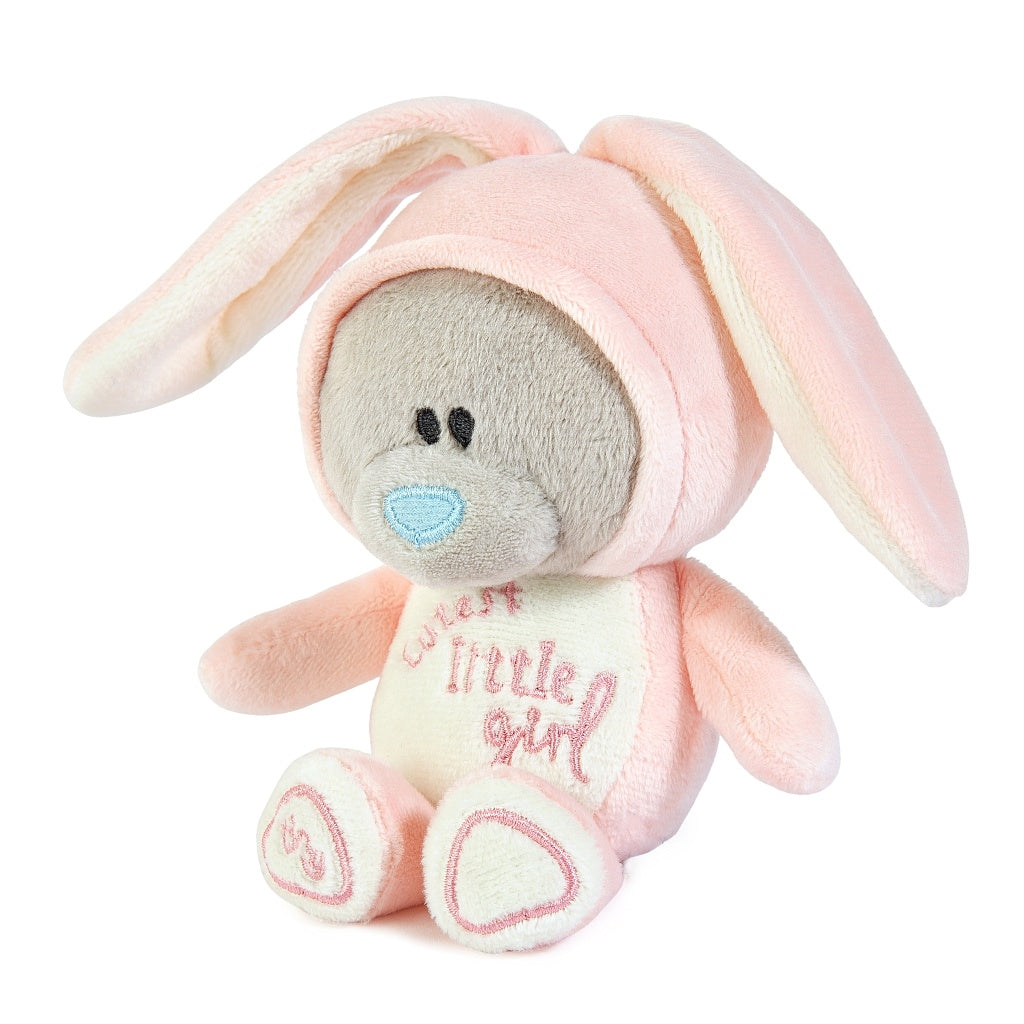 Cutest Little Girl Pink Bunny Tiny Tatty Teddy