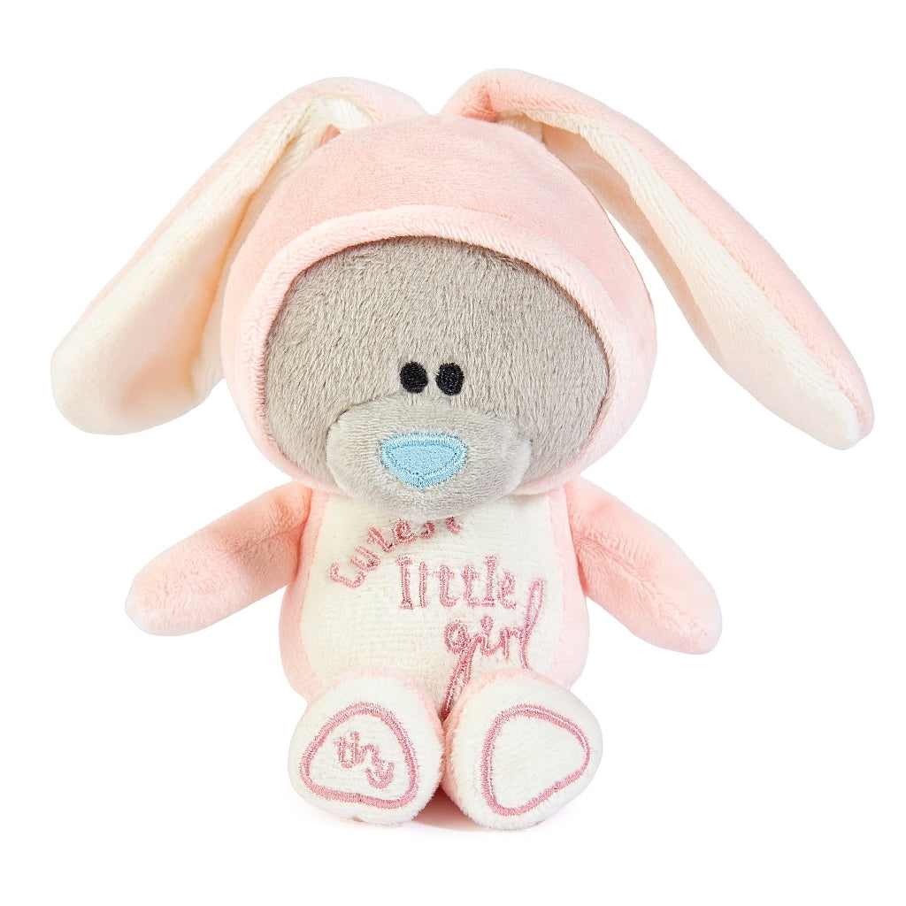Cutest Little Girl Pink Bunny Tiny Tatty Teddy