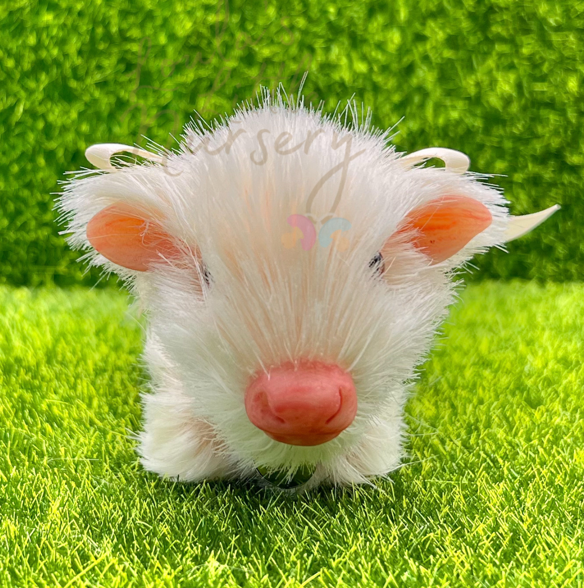 Marshmallow The Charolais Cow