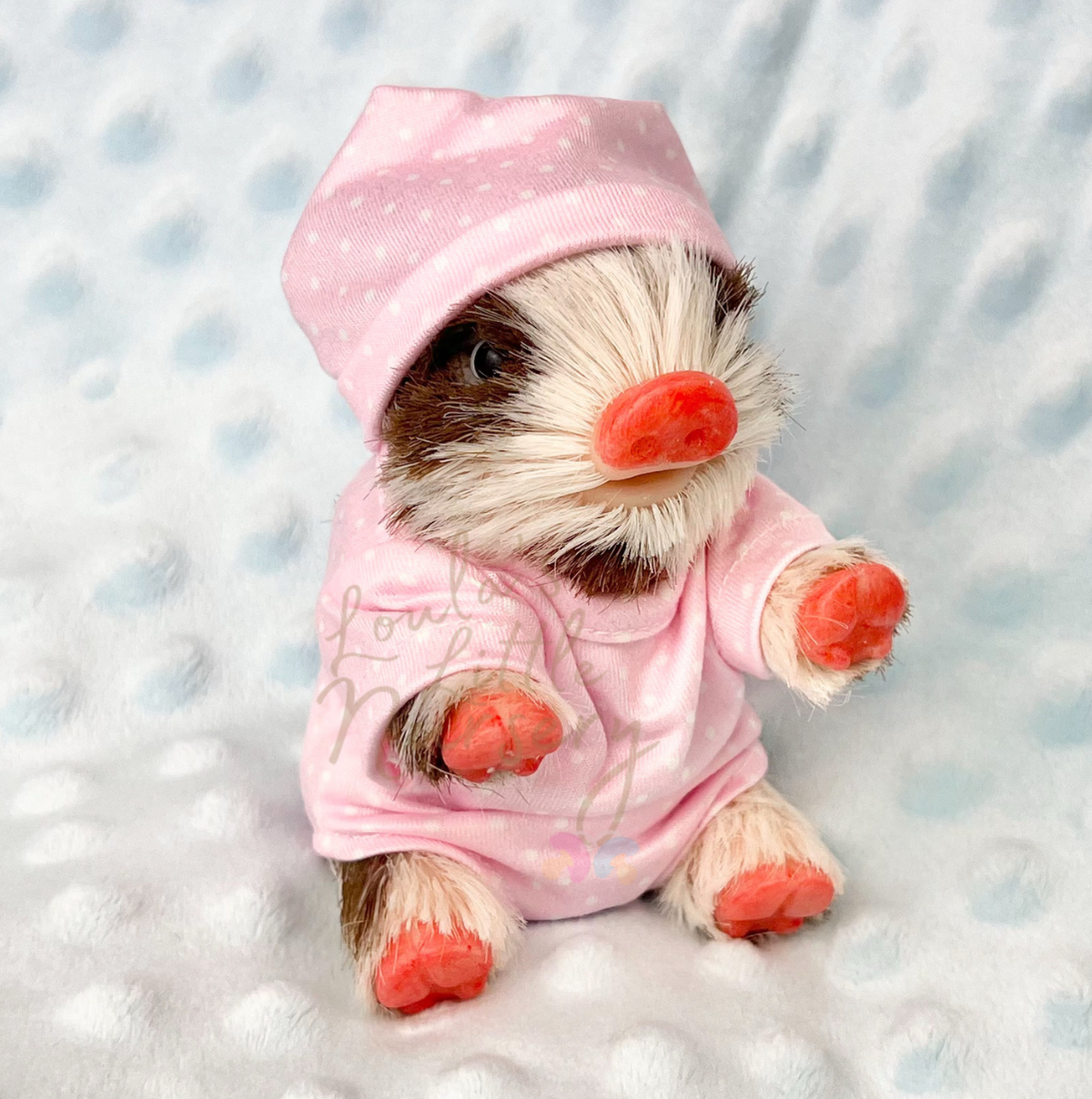 Muffin The KuneKune Piglet - Miniature Reborn Silicone Piglets