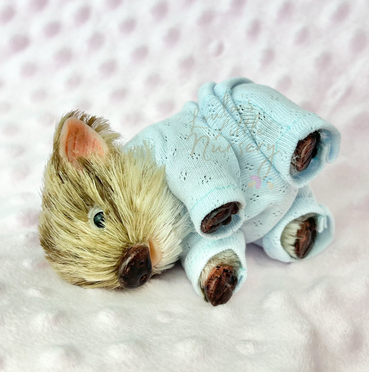Chip The Juliana American Piglet - Miniature Reborn Silicone Piglets