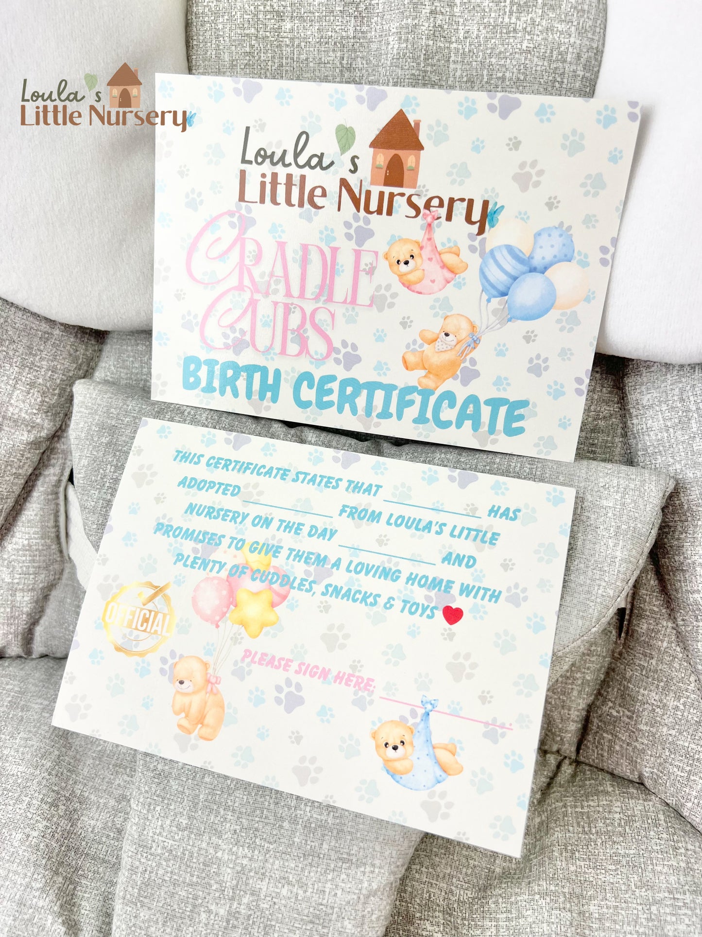 Rocco - Cradle Cubs Collection® Baby Bear Limited Edition