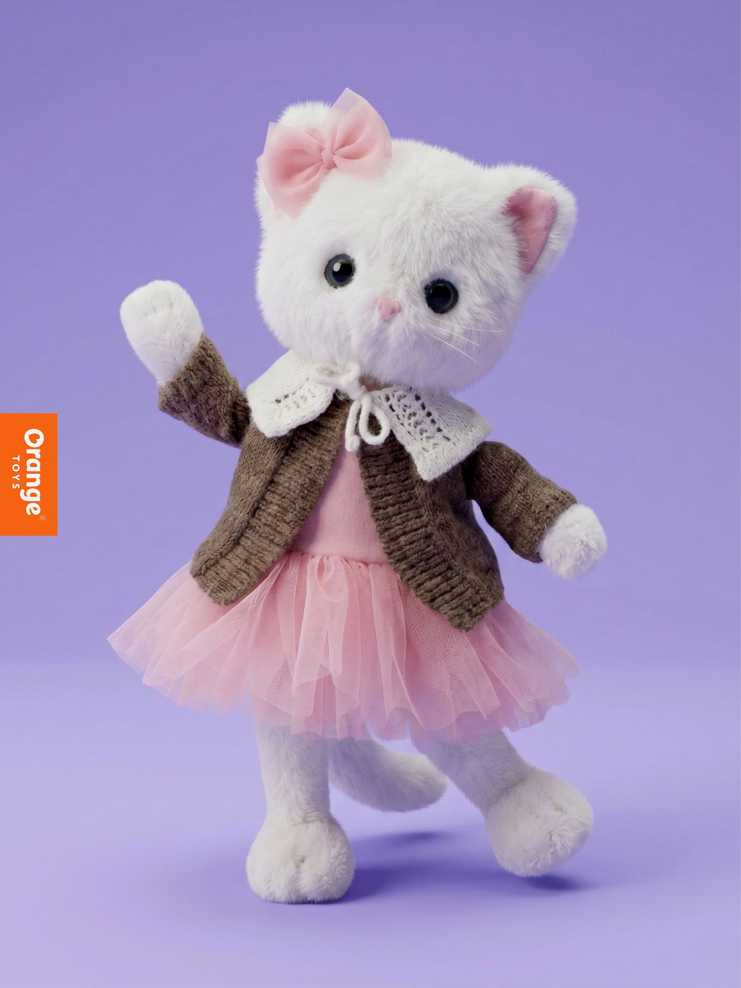 Lucky Kitty Sophie Cozy Evening - Orange Toys