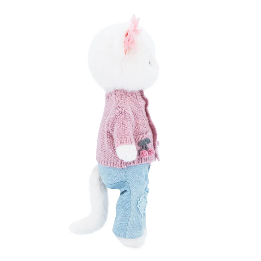 Lucky Kitty Sophie Knitted Cherries - Orange Toys
