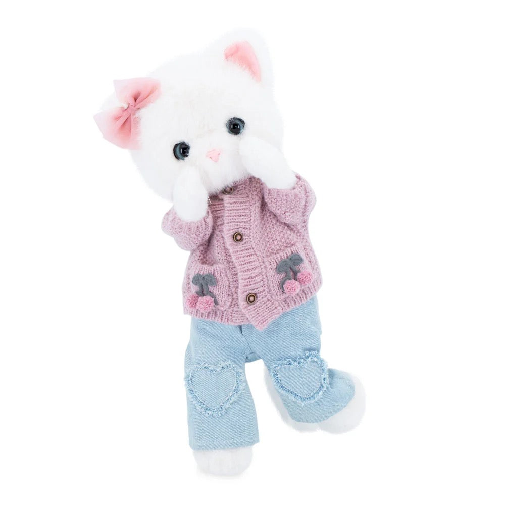 Lucky Kitty Sophie Knitted Cherries - Orange Toys