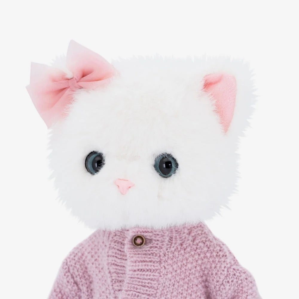 Lucky Kitty Sophie Knitted Cherries - Orange Toys