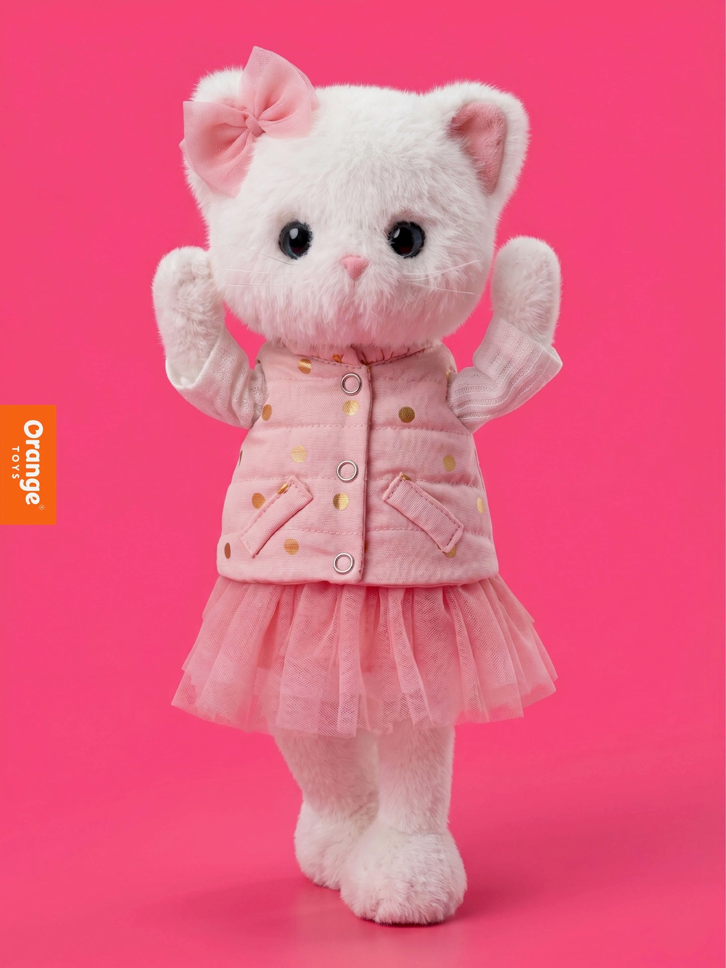 Lucky Kitty Sophie Powdery Dreams - Orange Toys