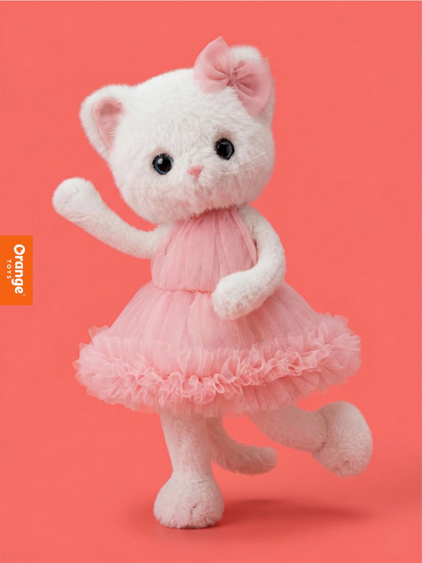 Lucky Kitty Sophie Cotton Candy - Orange Toys