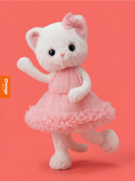 Lucky Kitty Sophie Cotton Candy - Orange Toys