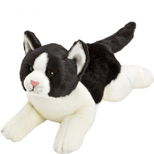 Black & White Shorthair Plush - Suki Realistic Cats