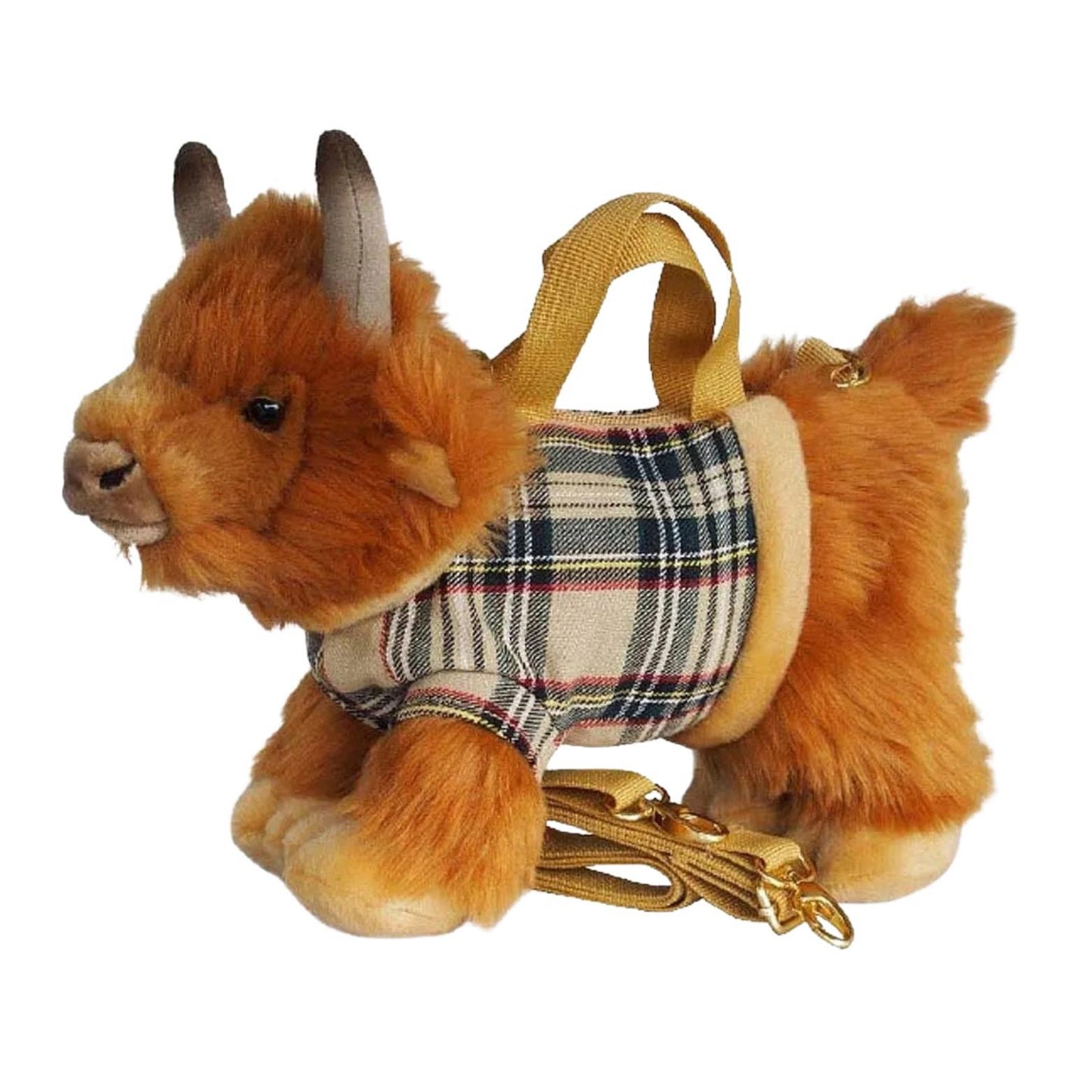 Faithful Friends Highland Cow Plush Bag