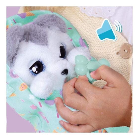 Baby Paws Husky - 40cm Interactive Puppy Plush