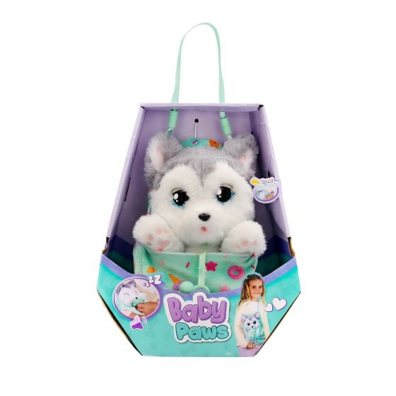 Baby Paws Husky - 40cm Interactive Puppy Plush