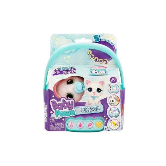 Baby Paws Just Born Kitten - 15cm Interactive Kitten