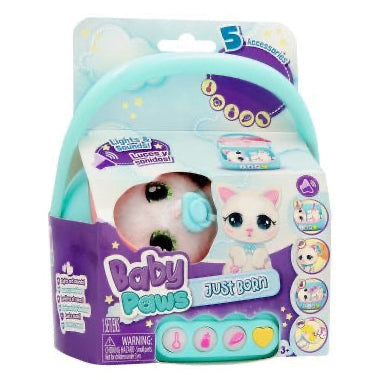 Baby Paws Just Born Kitten - 15cm Interactive Kitten