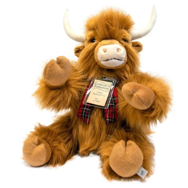 Angus the Highland Cow – Silver Tag® Bear