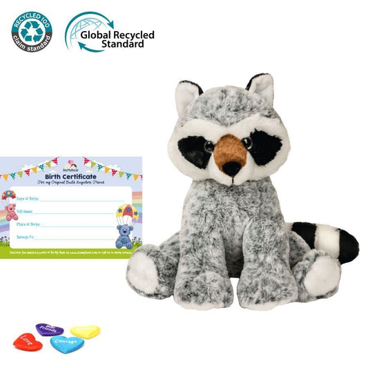 Bandit The Racoon - Stuff & Fluff Sitting Plush